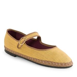 Flabelus Linen Mary Jane Shoe